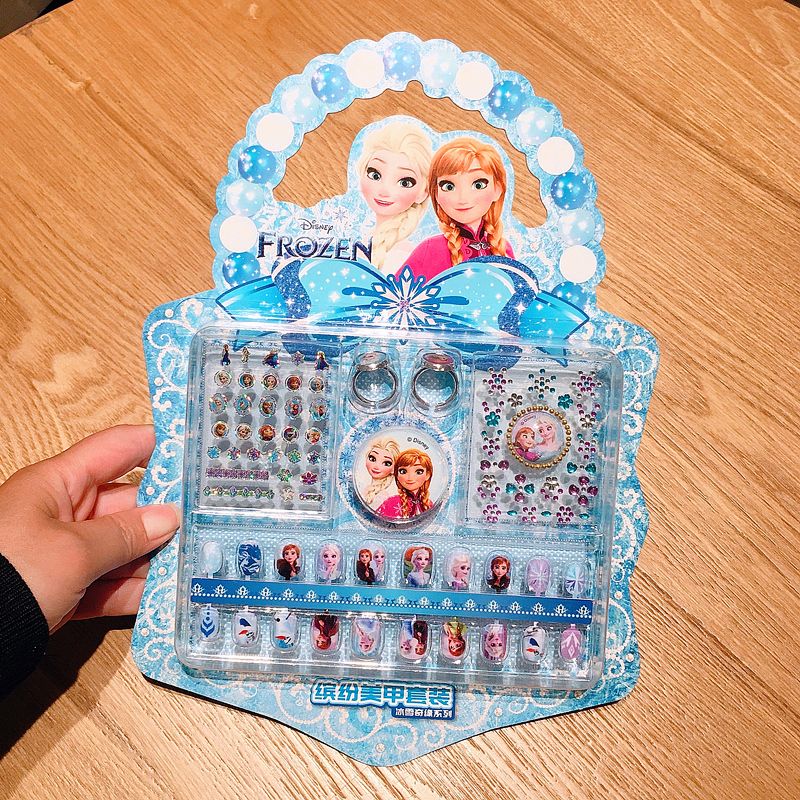 Nail Art Vintage - Disney Children's Nail Sticker Set Elsa
