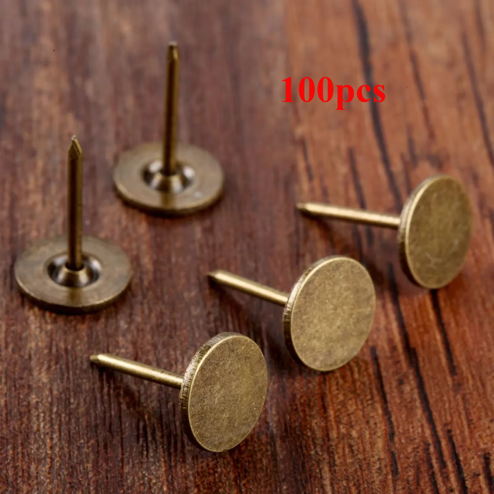 Nail Art Vintage - 100Pcs Iron 11*17mm Antique Bronze Upholstery