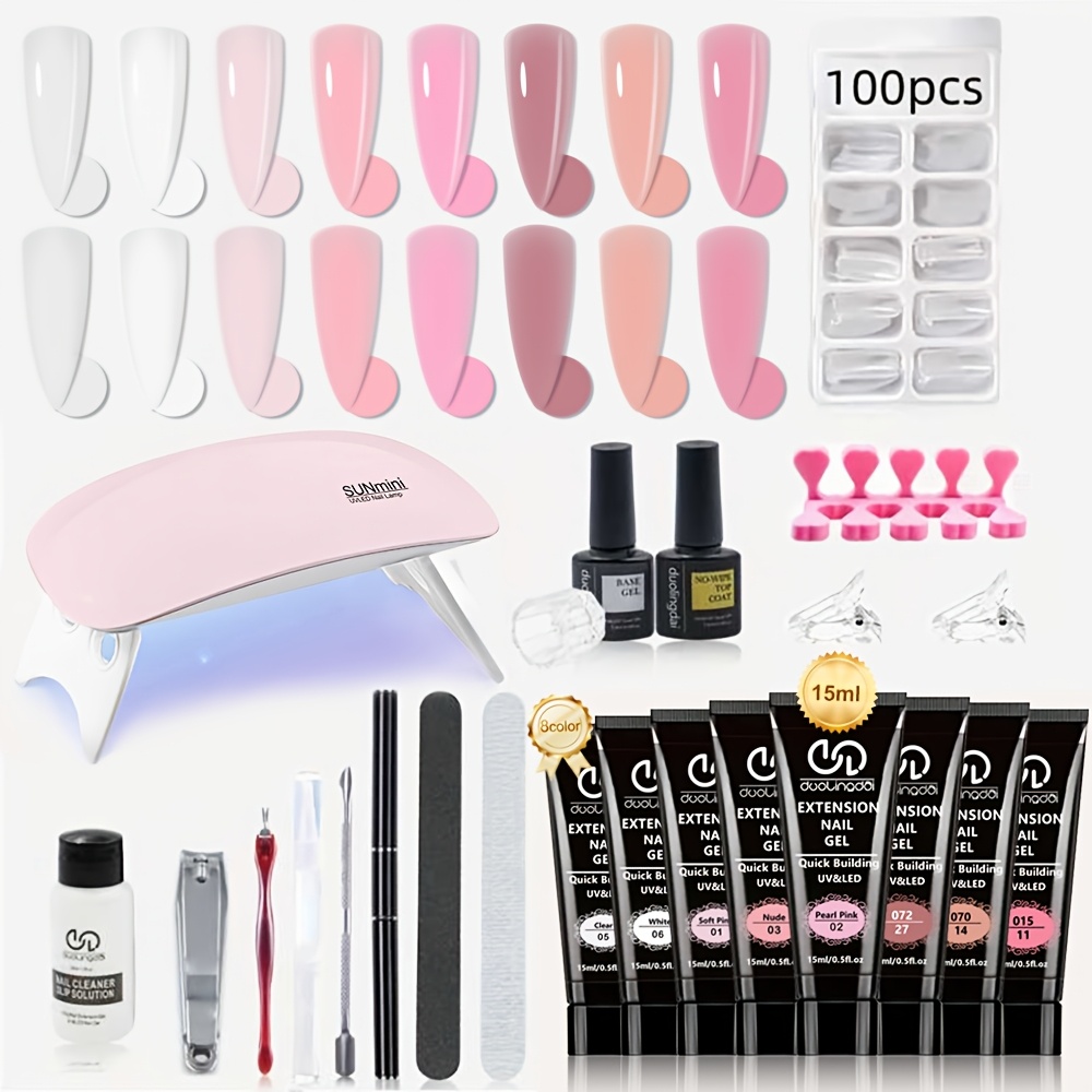 Polygel Nail Kit - DOULINGDAI Poly Gel Nail Kit With