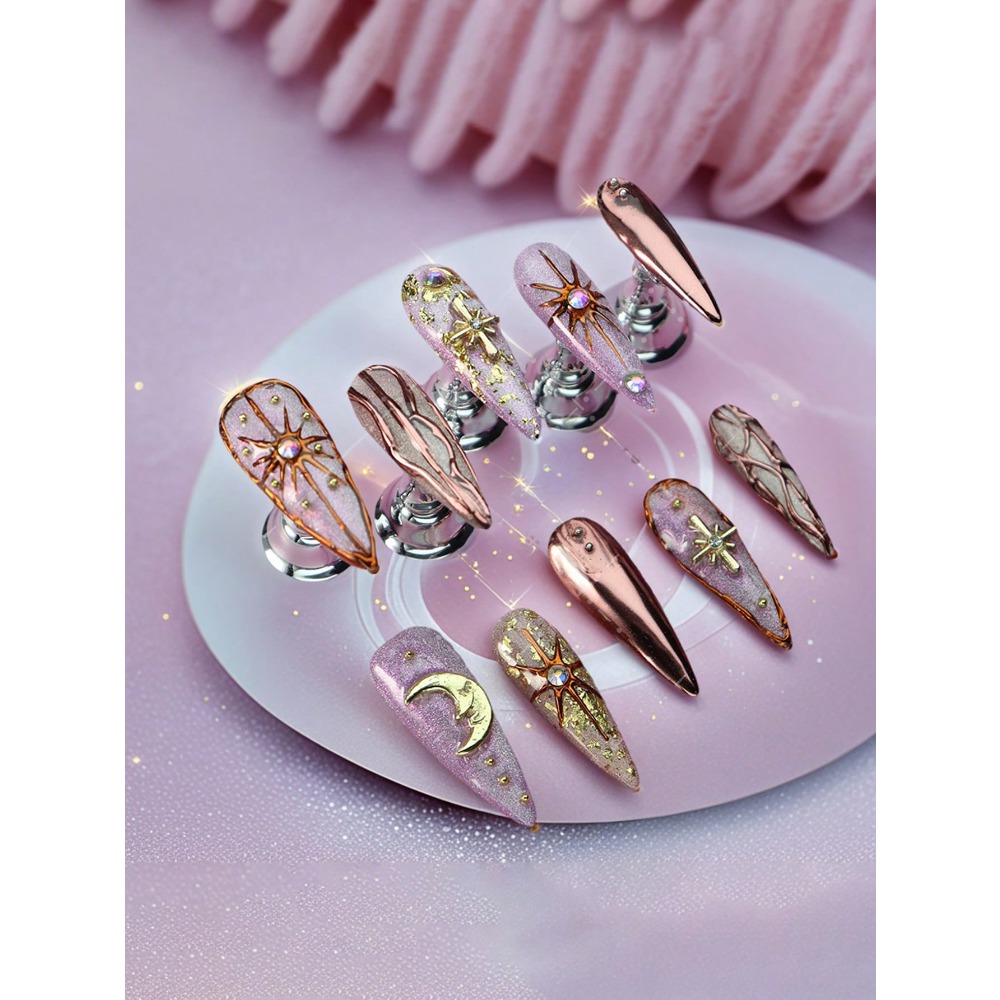 Nail Art Vintage - Ten Pieces Of Luxury Vintage Pure