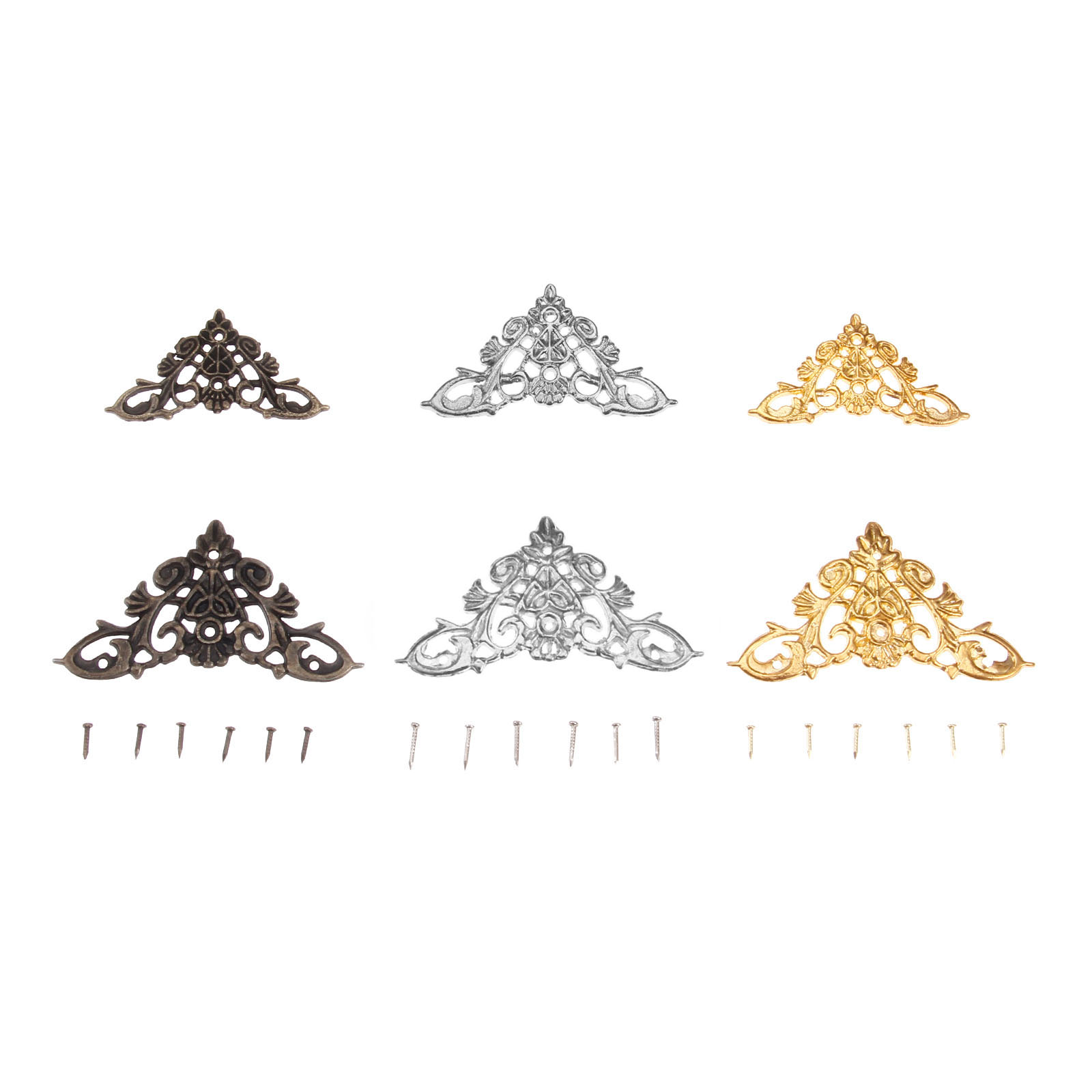4pcs Hollow lace Corner Protec - Nail Art Vintage incelemesi ve fiyatı