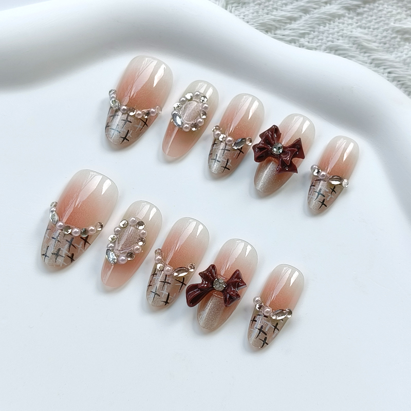 10 Pcs French Style Cute Diamo - Nail Art Elegan incelemesi ve fiyatı