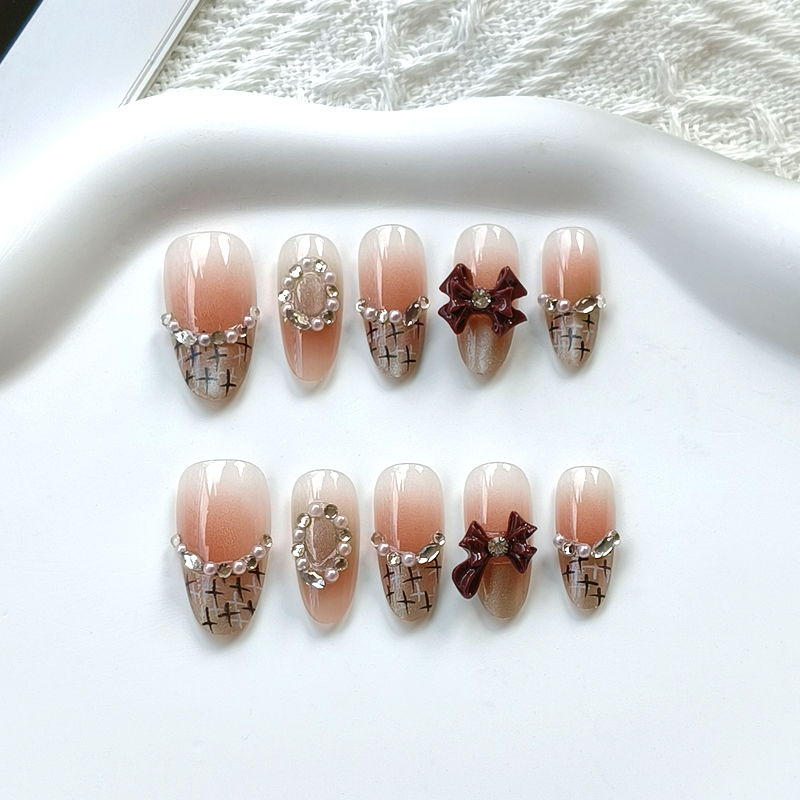 10 Pcs French Style Cute Diamo - Nail Art Elegan incelemesi ve fiyatı