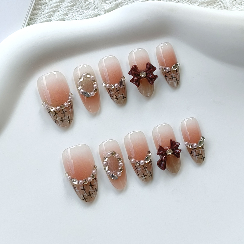 10 Pcs French Style Cute Diamo - Nail Art Elegan incelemesi ve fiyatı
