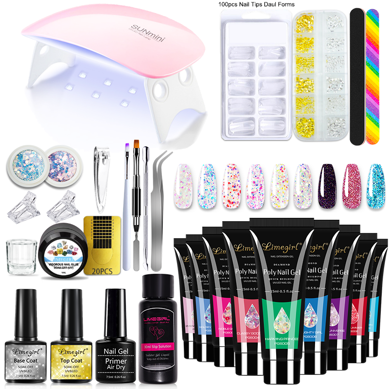 LIMEGIRL Poly Nail Gel Set Wit - Polygel Nail Kit incelemesi ve fiyatı