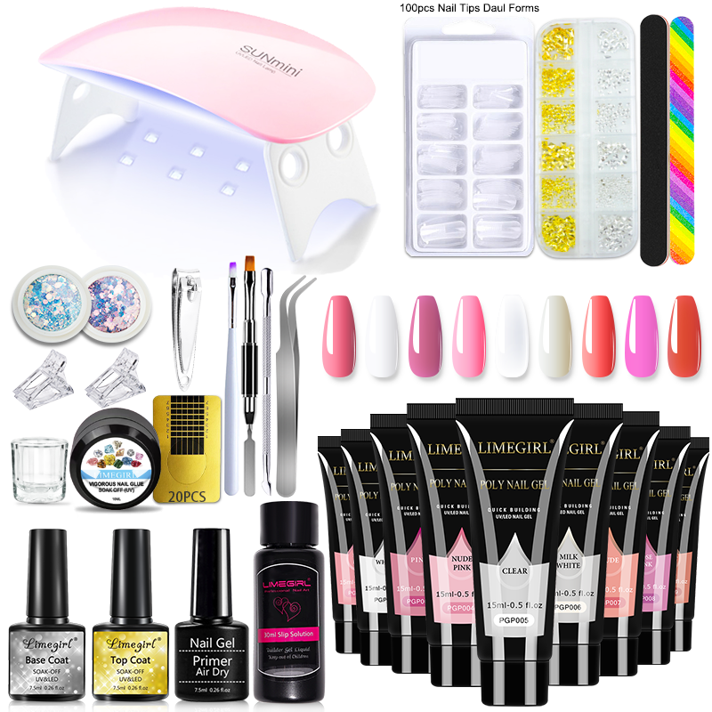 LIMEGIRL Poly Nail Gel Set Wit - Polygel Nail Kit incelemesi ve fiyatı