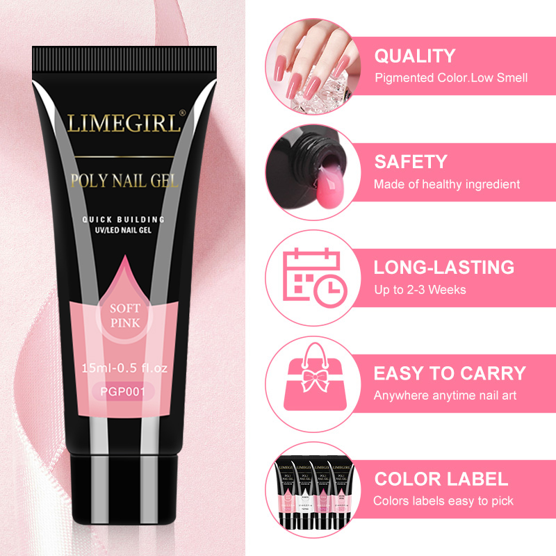 LIMEGIRL Poly Nail Gel Set Wit - Polygel Nail Kit incelemesi ve fiyatı