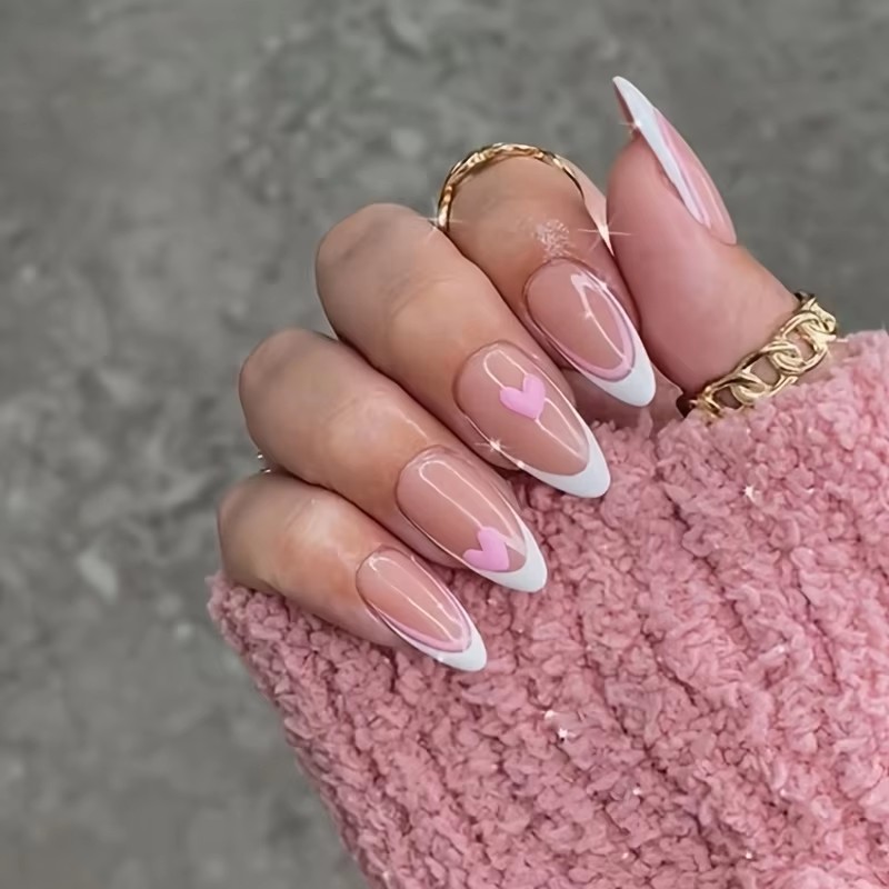 Pink Heart-Shaped 24-Piece Wat - Nail Art France incelemesi ve fiyatı
