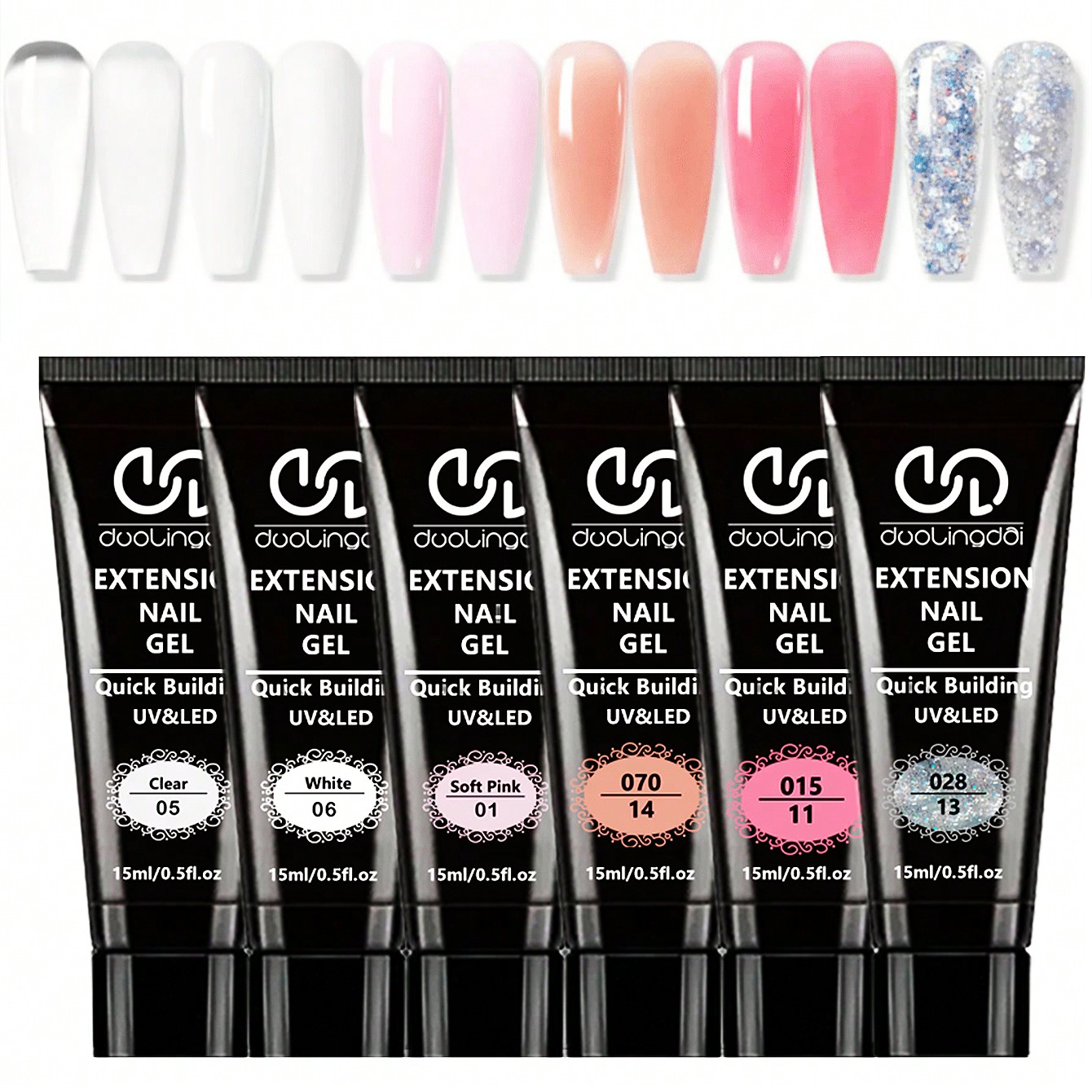 6 Colors Poly Extension Gel Na - Polygel Nail Kit incelemesi ve fiyatı