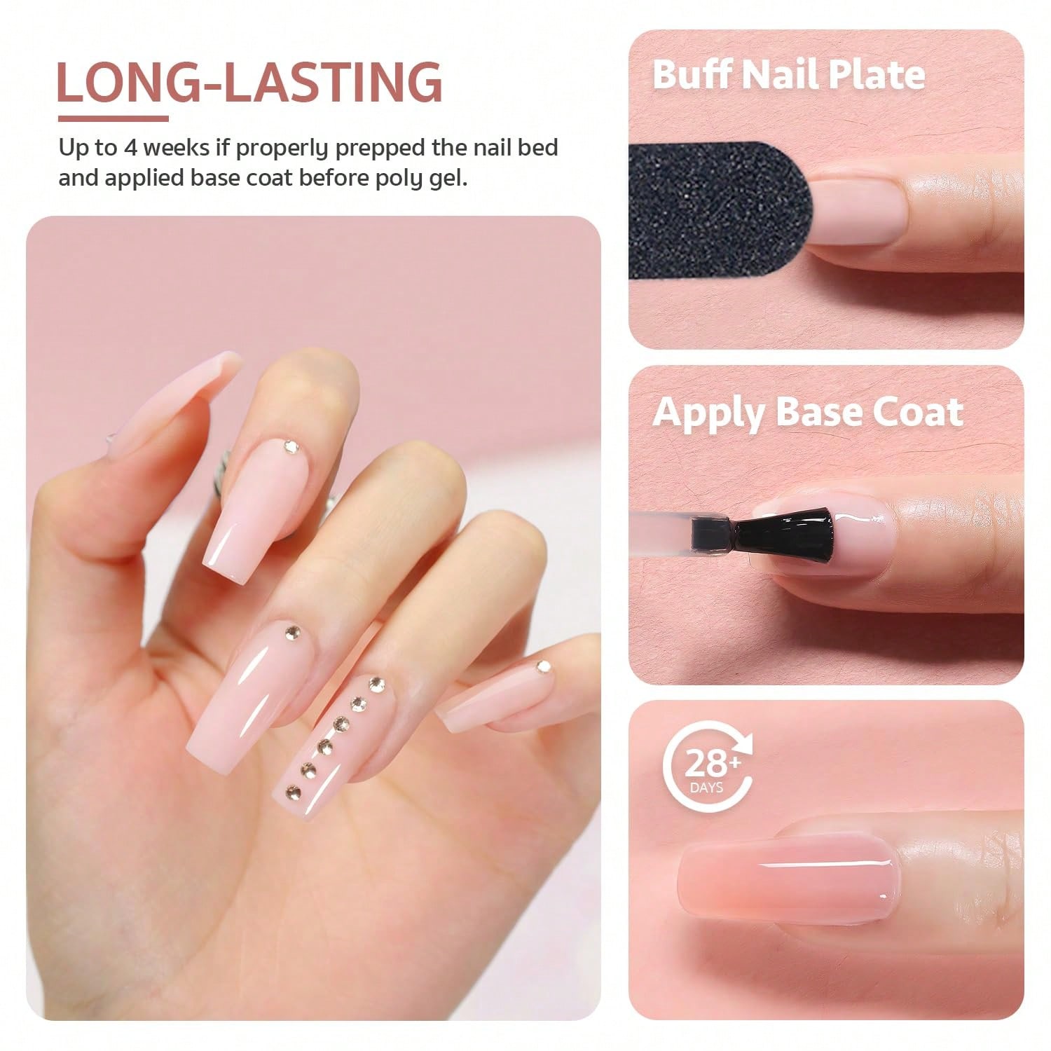6 Colors Poly Extension Gel Na - Polygel Nail Kit incelemesi ve fiyatı