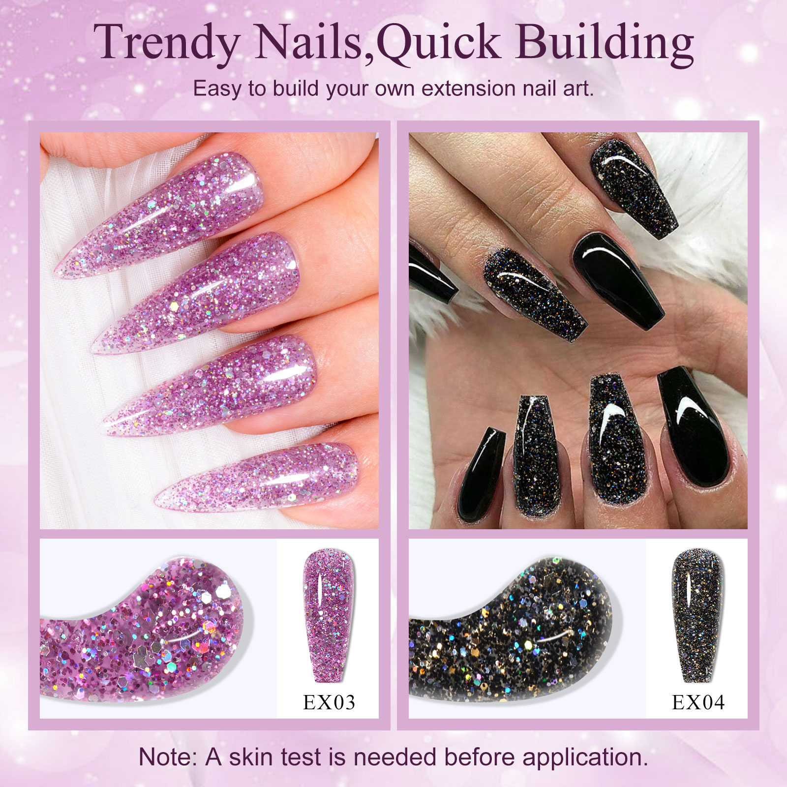 10PCS/SET Extension Nail Gel P - Polygel Nail Kit incelemesi ve fiyatı