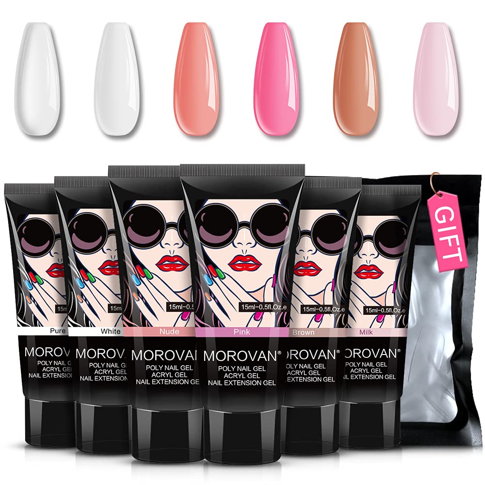Poly Nail Gel Kit -6 Colors 0. - Polygel Nail Kit incelemesi ve fiyatı