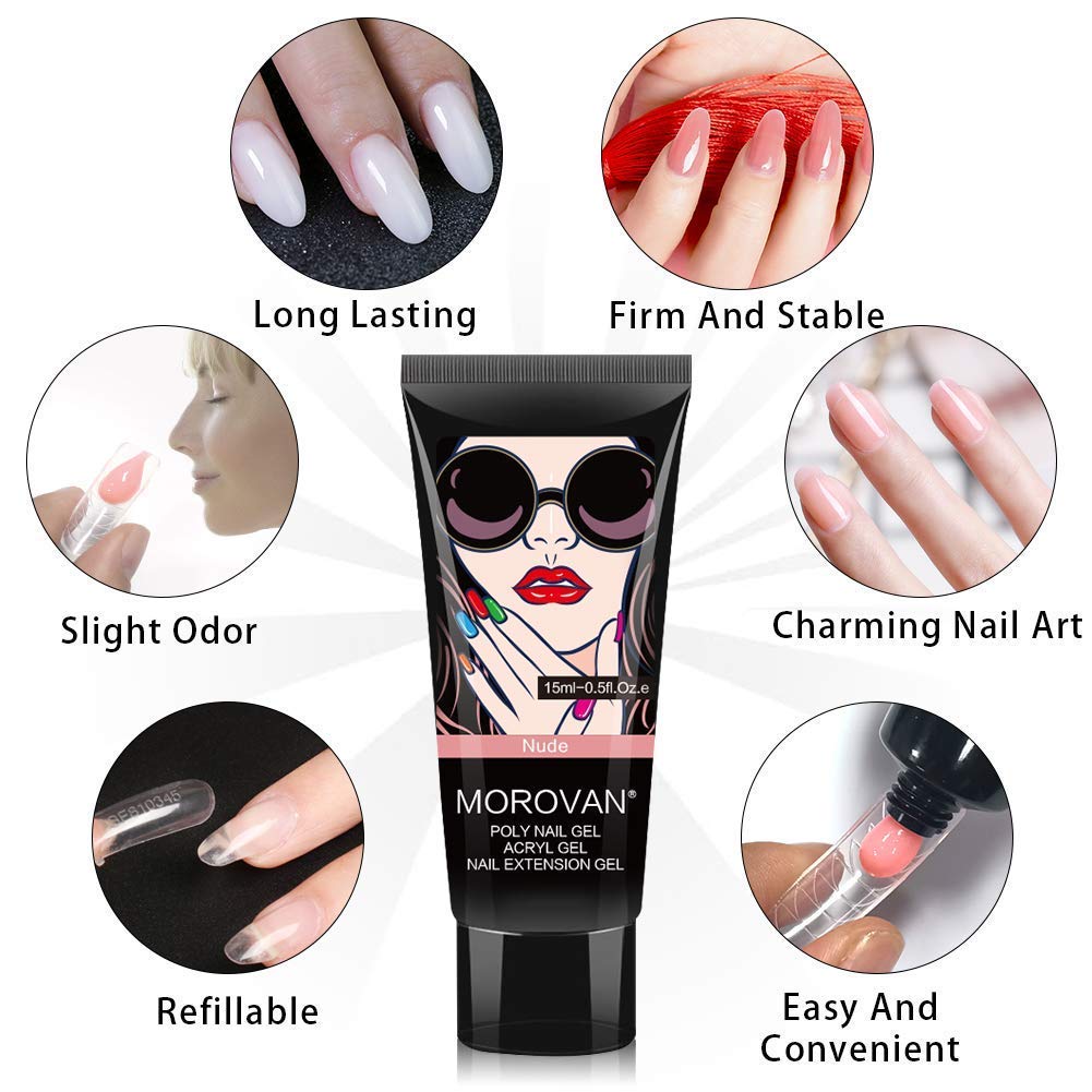 Poly Nail Gel Kit -6 Colors 0. - Polygel Nail Kit incelemesi ve fiyatı