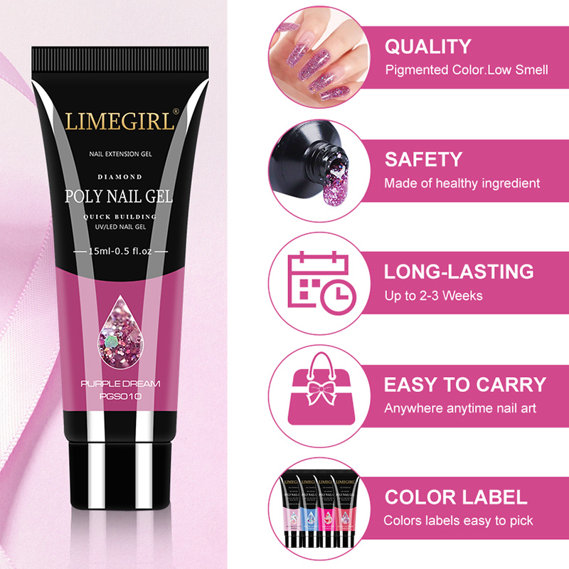 15ml Nail Gel Kit For Quick Ex - Polygel Nail Kit incelemesi ve fiyatı