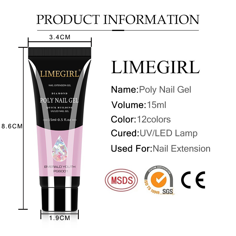 15ml Nail Gel Kit For Quick Ex - Polygel Nail Kit incelemesi ve fiyatı