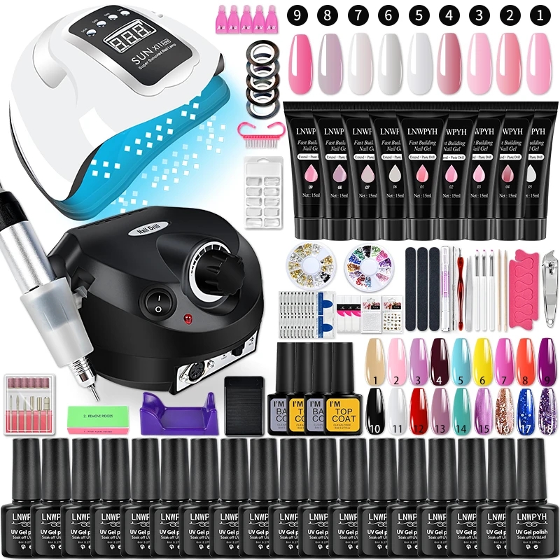 Gel Nail Polish Set Poly Nail  - Polygel Nail Kit incelemesi ve fiyatı