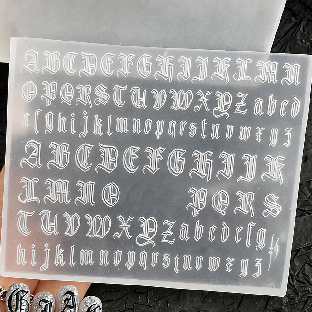 Vintage Alphabet Nail Art Mold - Nail Art Vintage incelemesi ve fiyatı