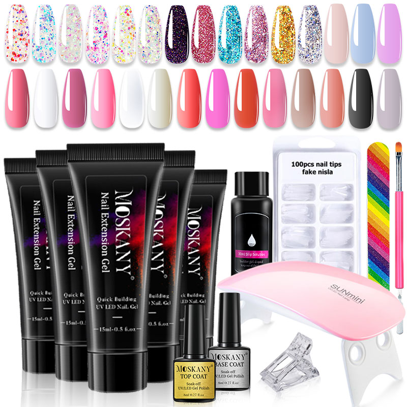 Poly Nail Gel Full Set With 6W - Polygel Nail Kit incelemesi ve fiyatı