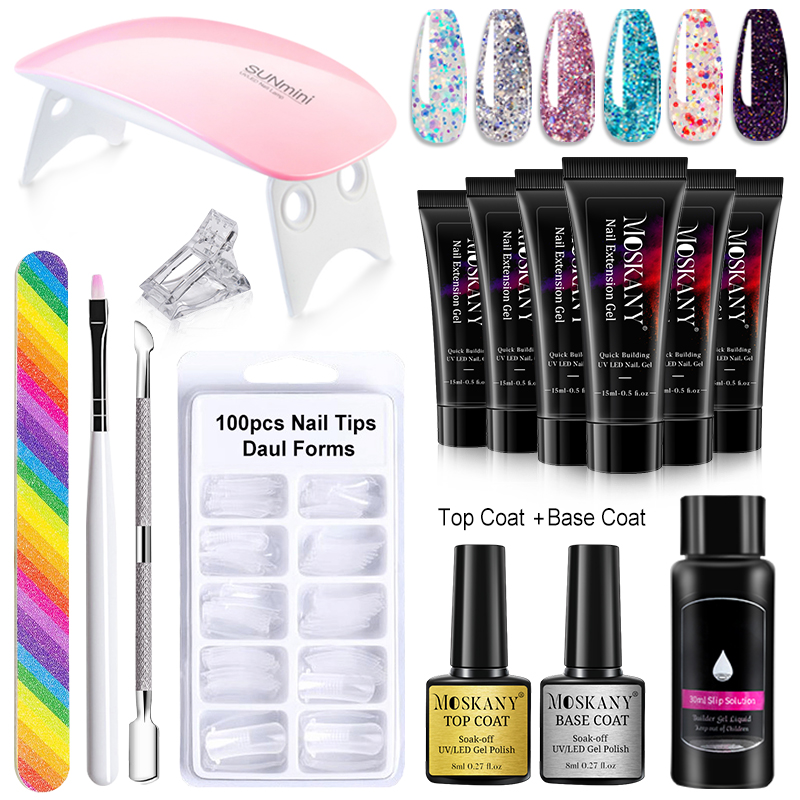 Poly Nail Gel Full Set With 6W - Polygel Nail Kit incelemesi ve fiyatı