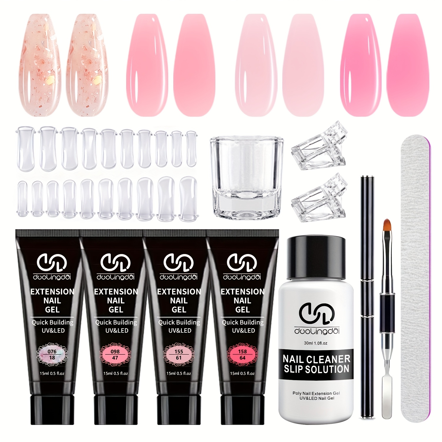 Poly Gel Nail Kit Starter with - Polygel Nail Kit incelemesi ve fiyatı