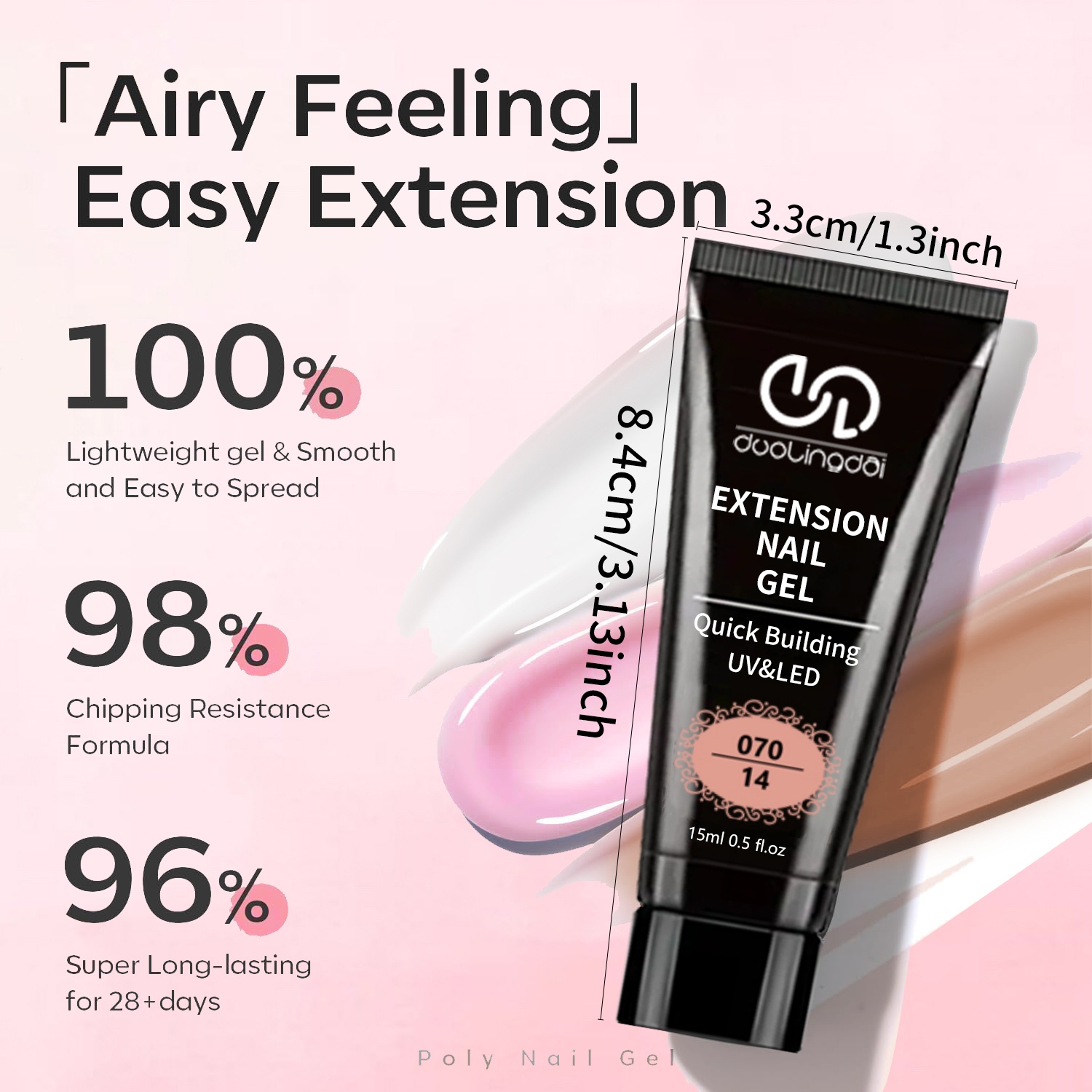 8PCS/Set Poly Extension Gel Se - Polygel Nail Kit incelemesi ve fiyatı