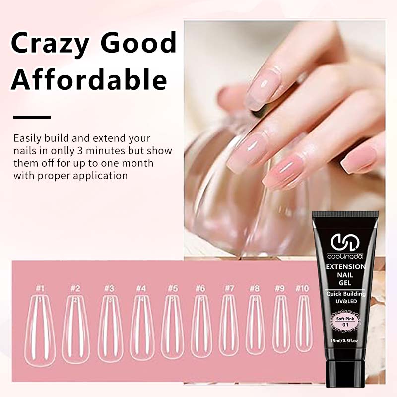 8PCS/Set Poly Extension Gel Se - Polygel Nail Kit incelemesi ve fiyatı