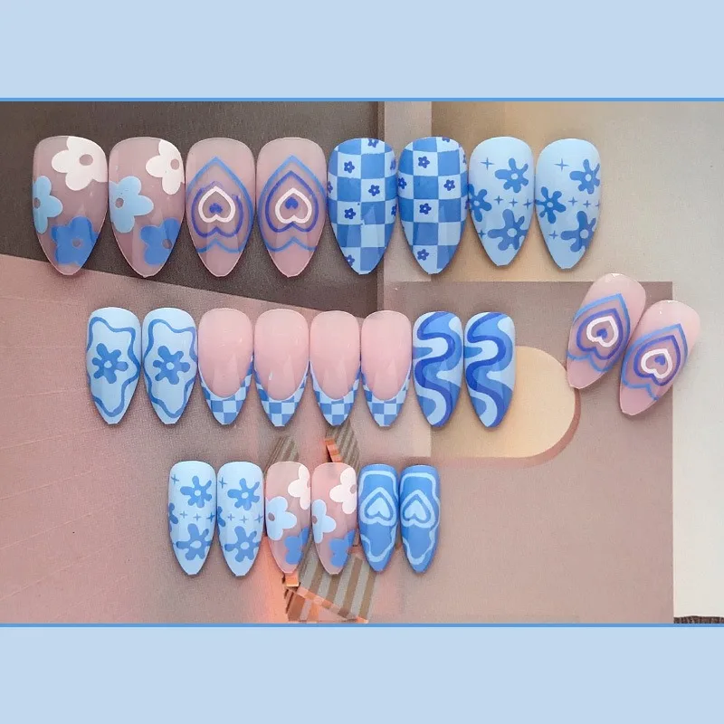 24 Pcs Press on Nails Love Des - Nail Art France incelemesi ve fiyatı