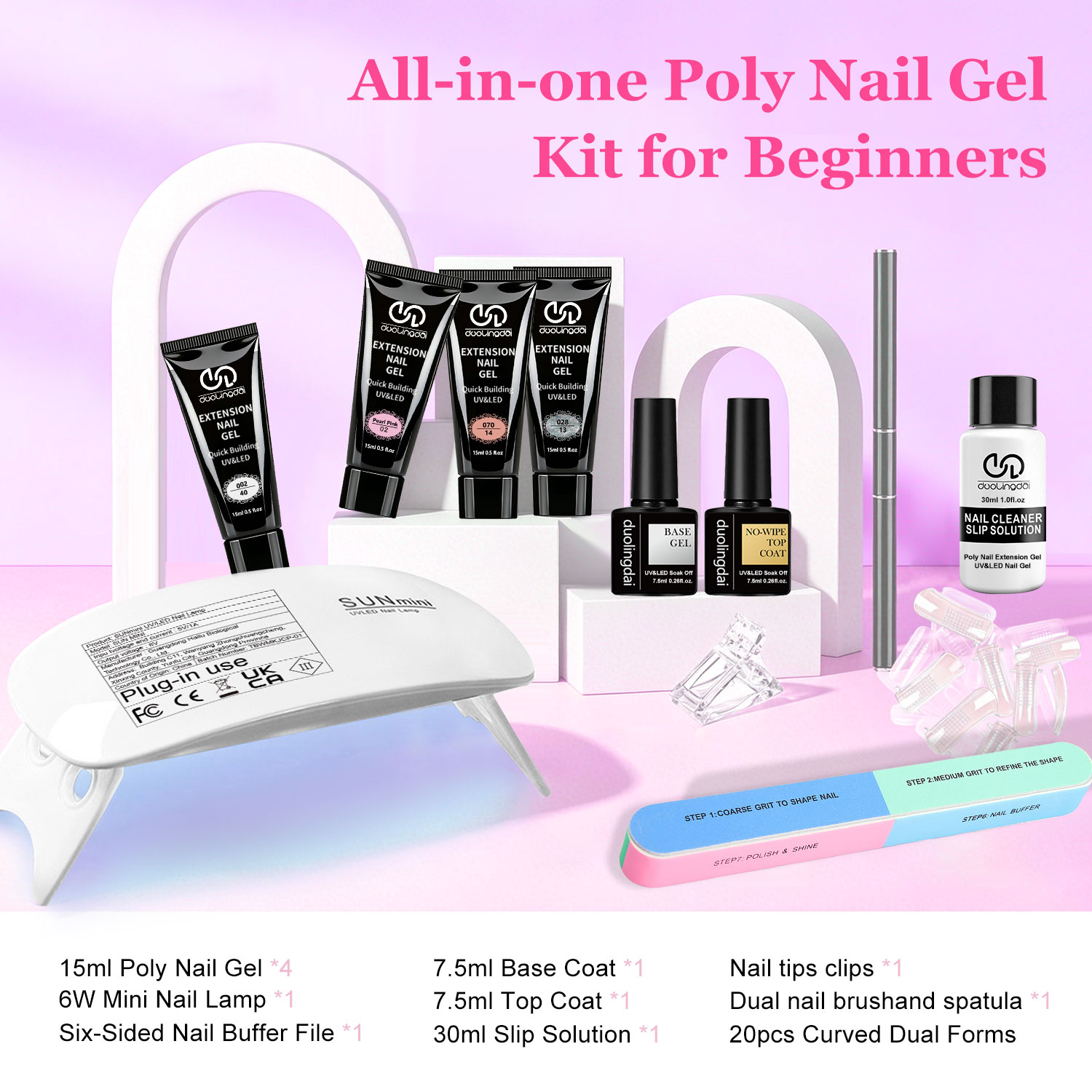 DOULINGDAI Poly Extension Gel  - Polygel Nail Kit incelemesi ve fiyatı