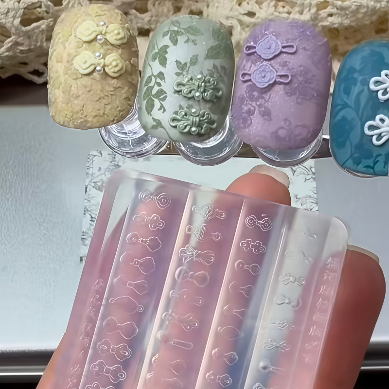 Chinese Style Nail Art Mold wi - Nail Art Vintage incelemesi ve fiyatı
