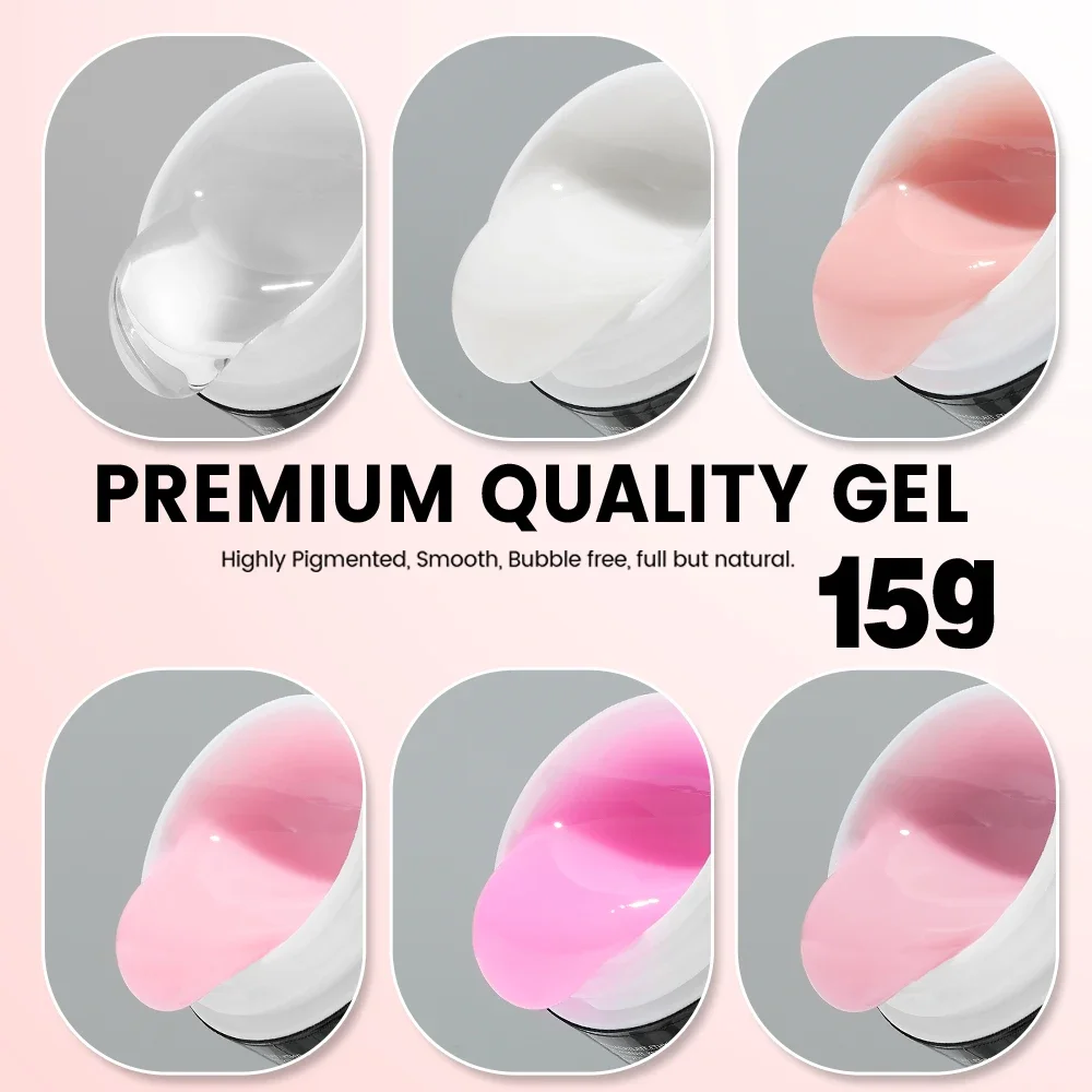 YOKEFELLOW Builder Nail Gel 15 - Polygel Nail Kit incelemesi ve fiyatı