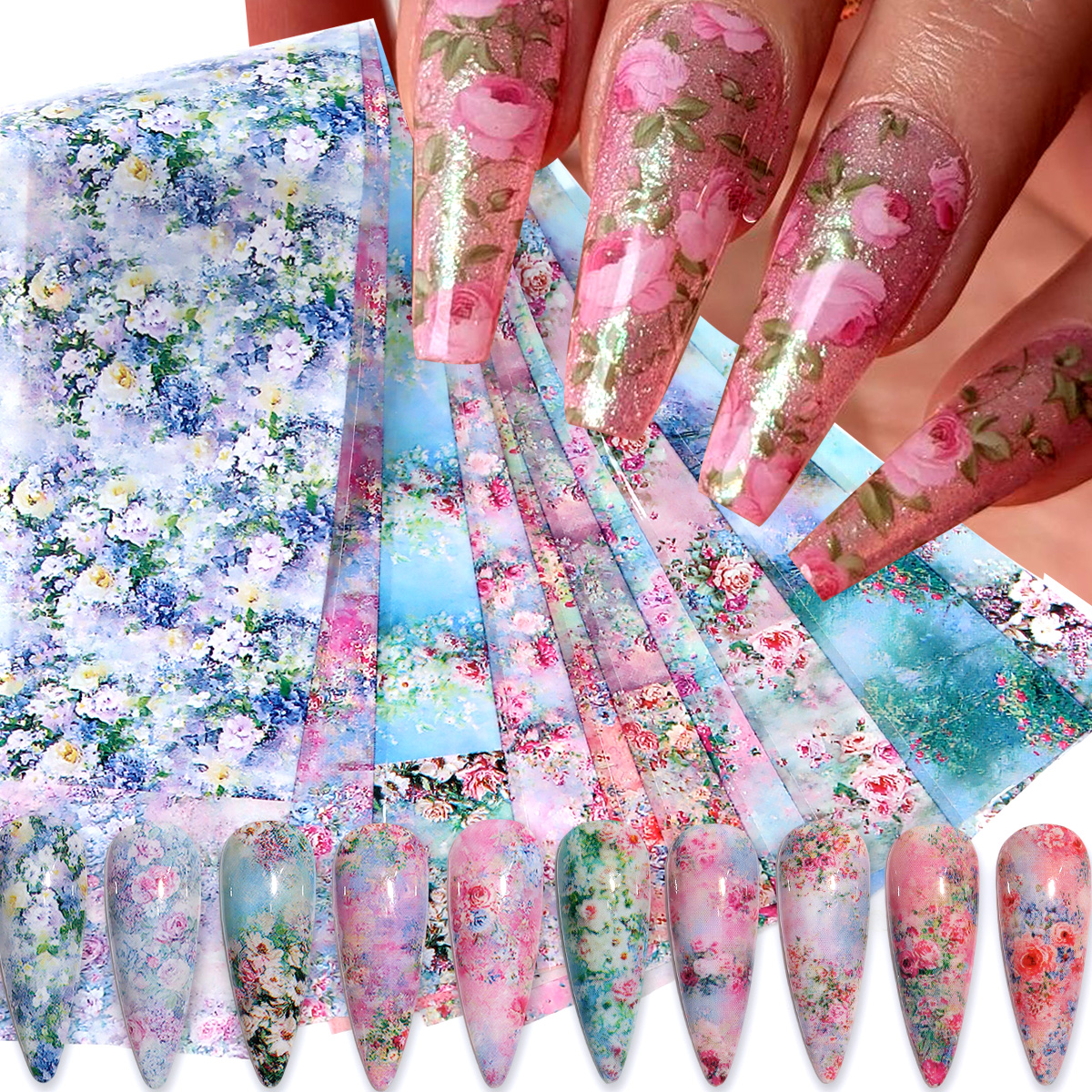 10pcs Vintage Blending Spring  - Nail Art Vintage incelemesi ve fiyatı