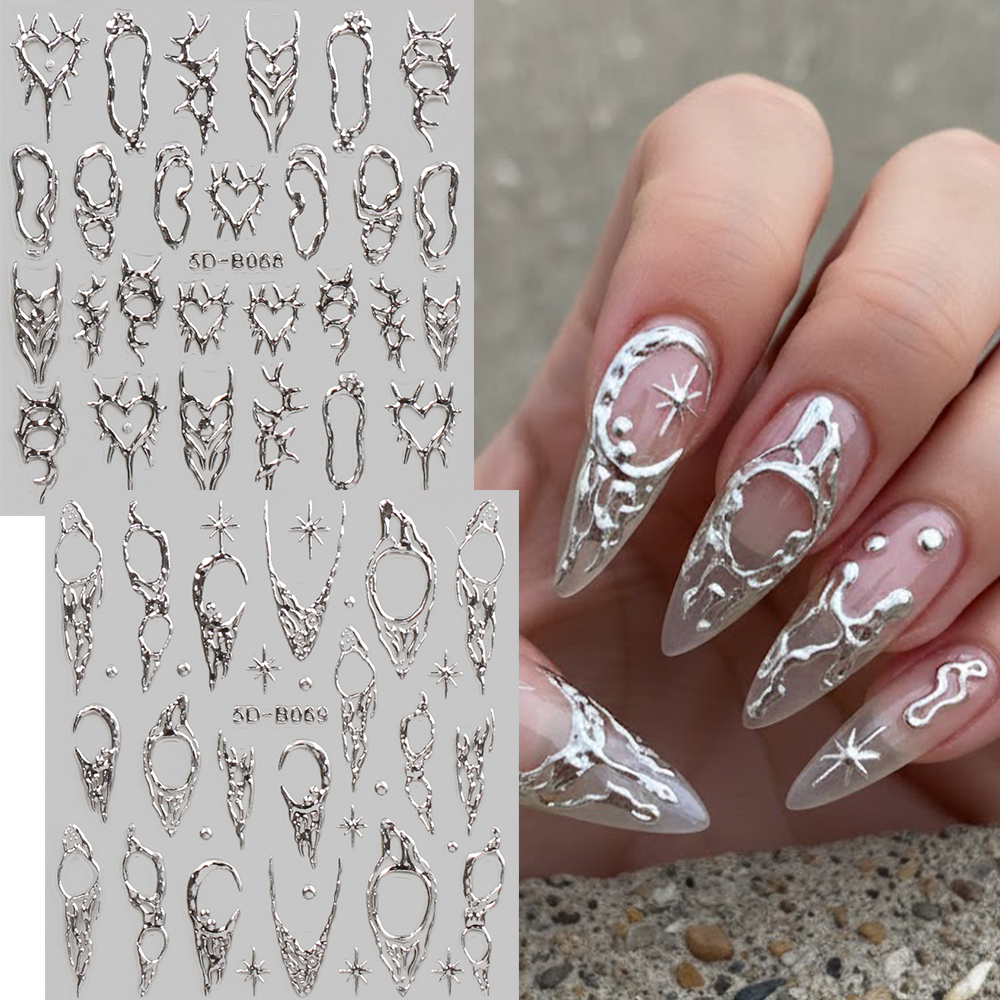 2pcs Vintage Thorns Y2K Nail A - Nail Art Vintage incelemesi ve fiyatı
