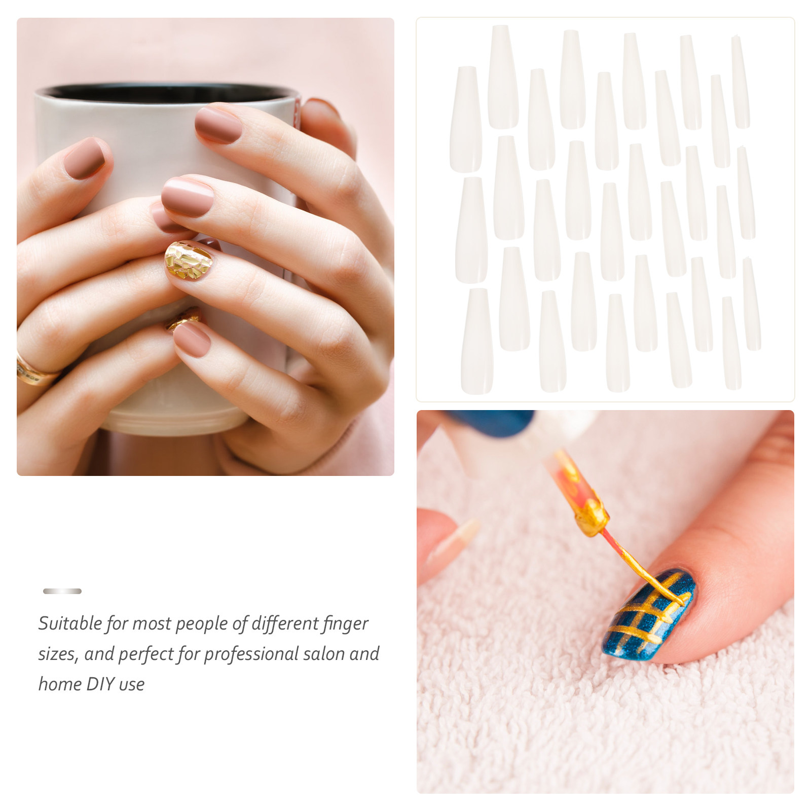 500Pcs Creative Ballet Fake Na - Nail Art France incelemesi ve fiyatı