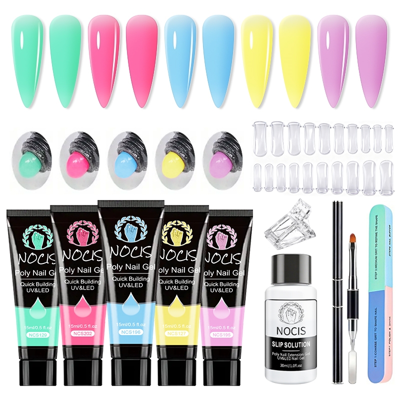 NOCIS Poly Nail Gel Kit-5 Colo - Polygel Nail Kit incelemesi ve fiyatı