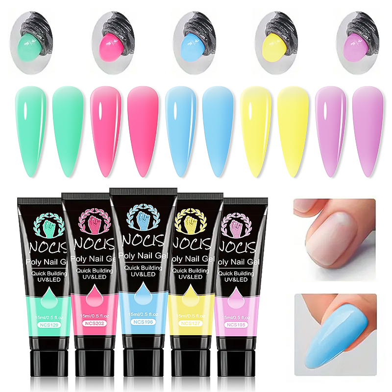 NOCIS Poly Nail Gel Kit-5 Colo - Polygel Nail Kit incelemesi ve fiyatı