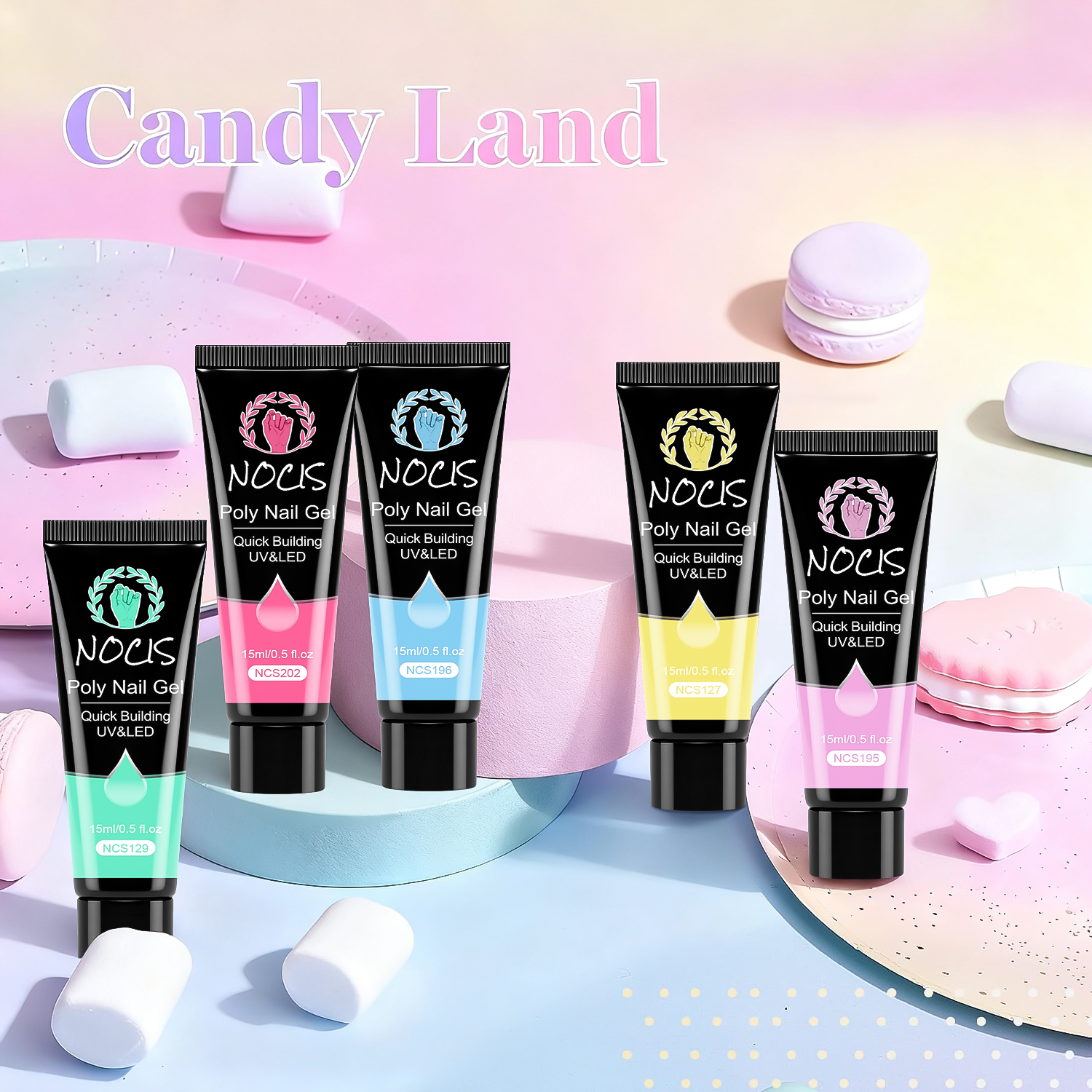 NOCIS Poly Nail Gel Kit-5 Colo - Polygel Nail Kit incelemesi ve fiyatı