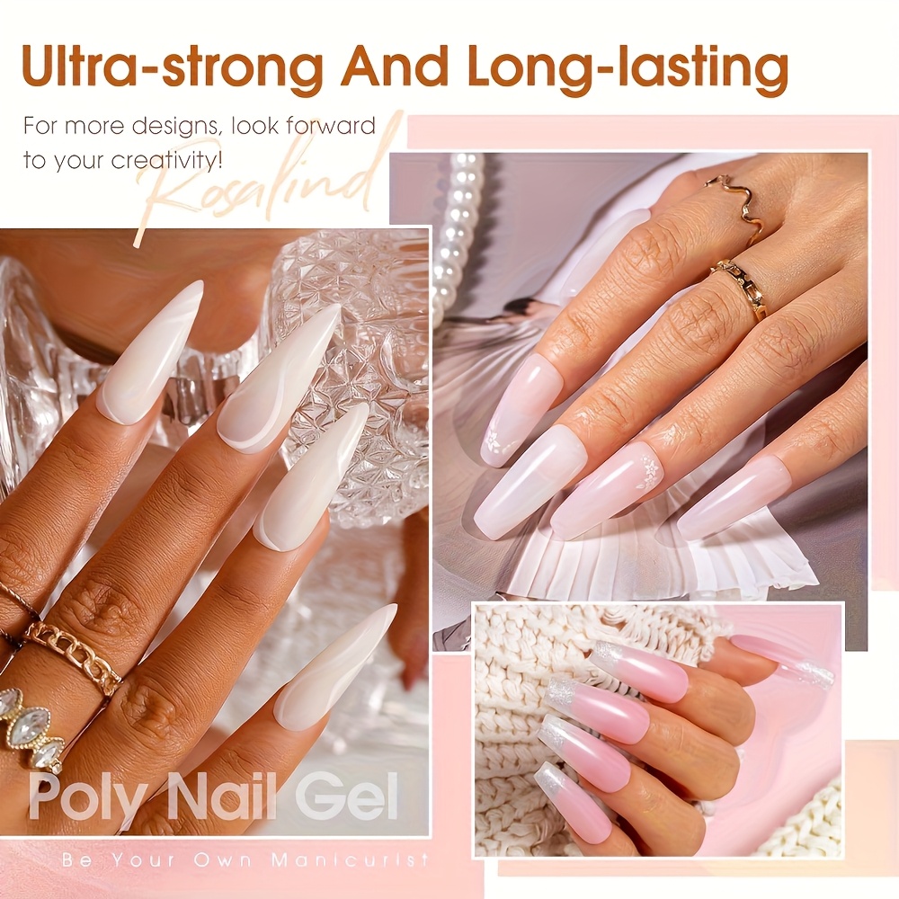 Poly for Nail Gel Kit, 4pcs Cl - Polygel Nail Kit incelemesi ve fiyatı