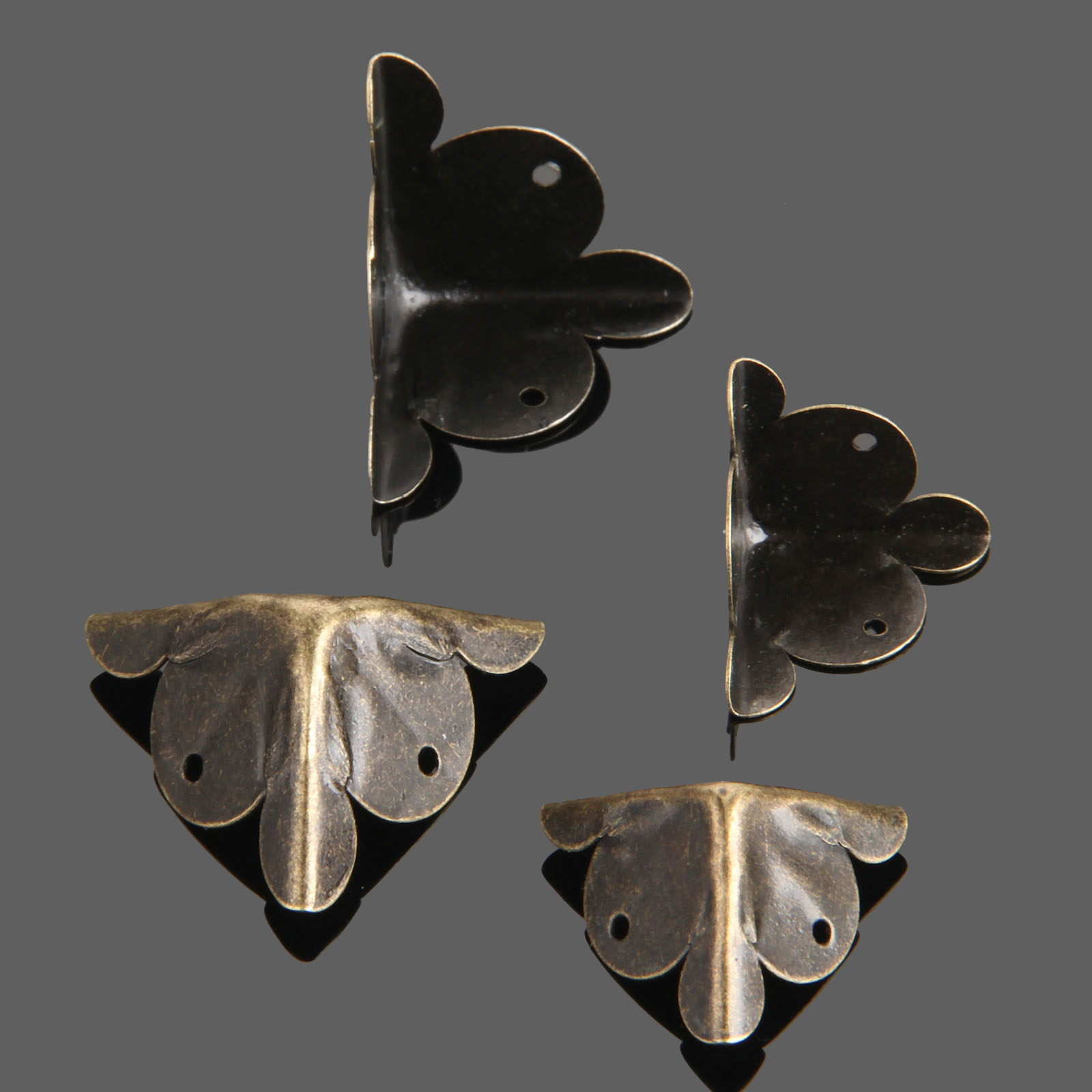 4Pcs Antique Corner Bracket Je - Nail Art Vintage incelemesi ve fiyatı
